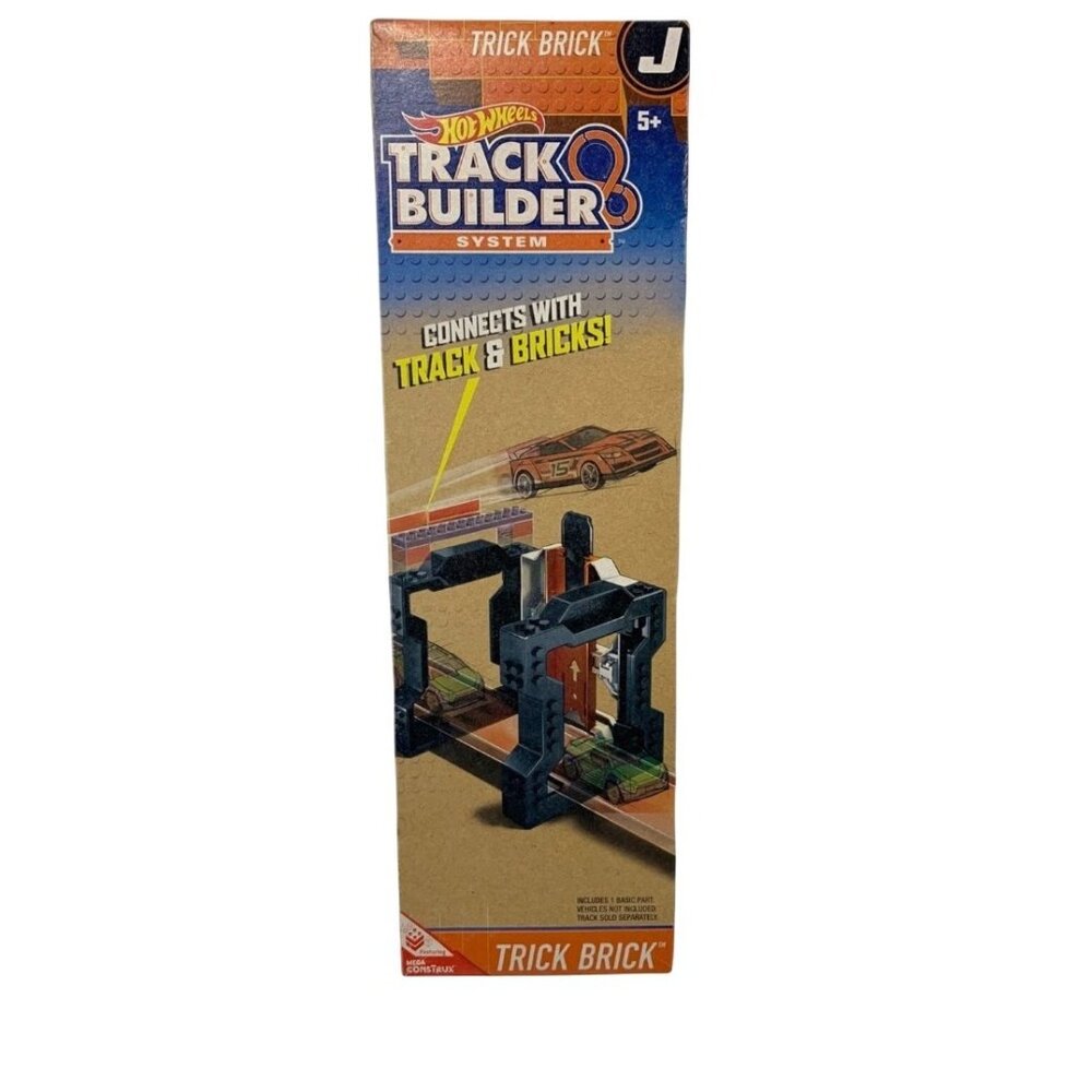 Hot Wheels Track Builder System Trick Brick 5+ Connects With Track & Bricks